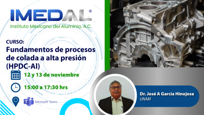 Curso: Fundamentos de procesos de colada a alta presión (HPDC-Al)